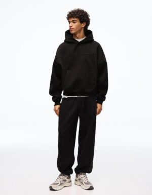 MENS ALL BLACK CORD SET