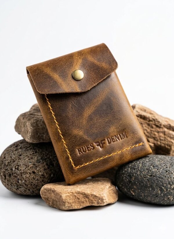 leather mini wallet